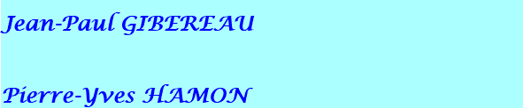 Jean-Paul GIBEREAU Pierre-Yves HAMON